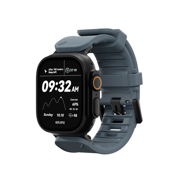 【Aulumu】C05 FKM 快拆運動錶帶|Apple Watch Ultra / 45 / 44mm 專用