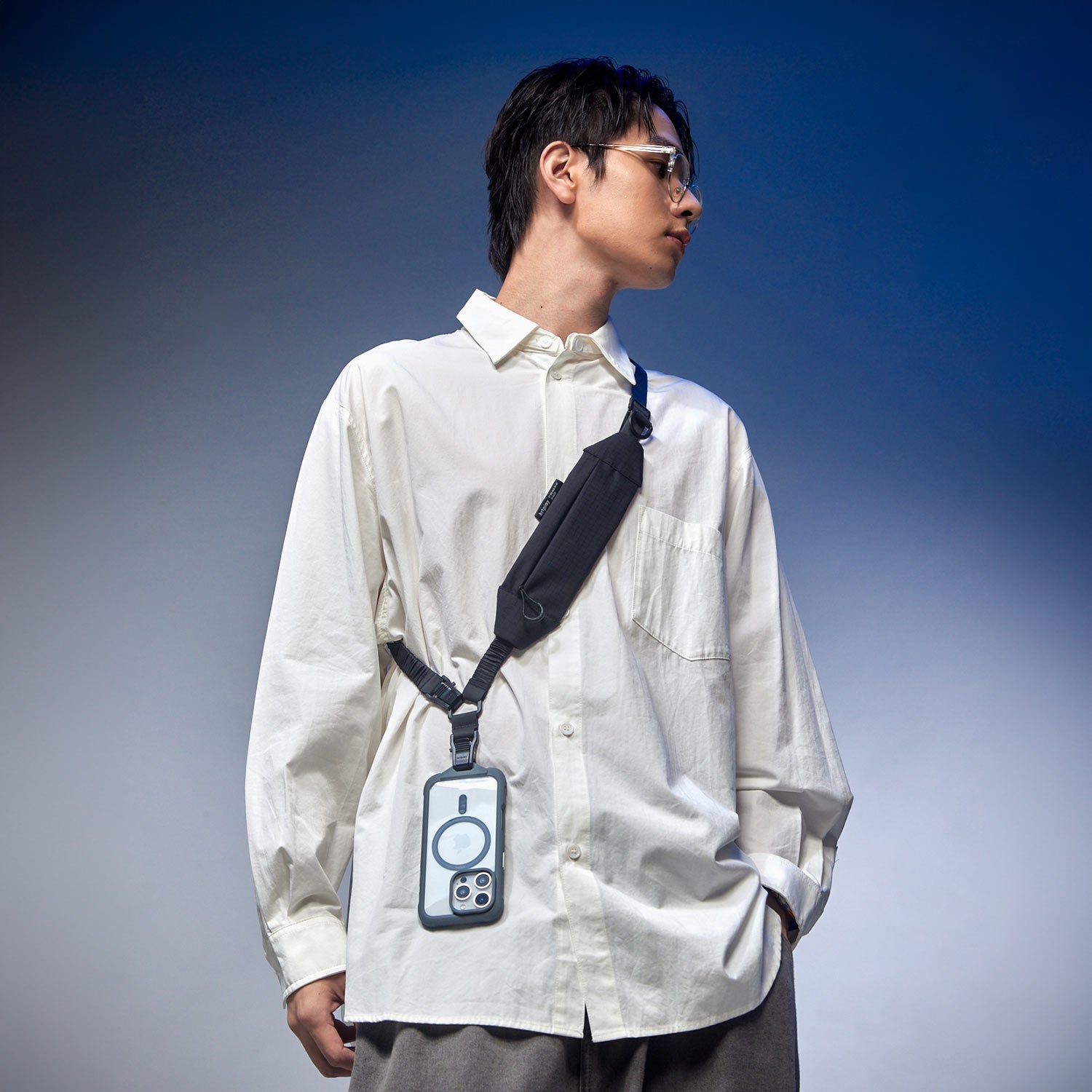 【Bitplay】Wander Case磁吸掛扣殼|軍規防摔輕薄設計 深灰藍