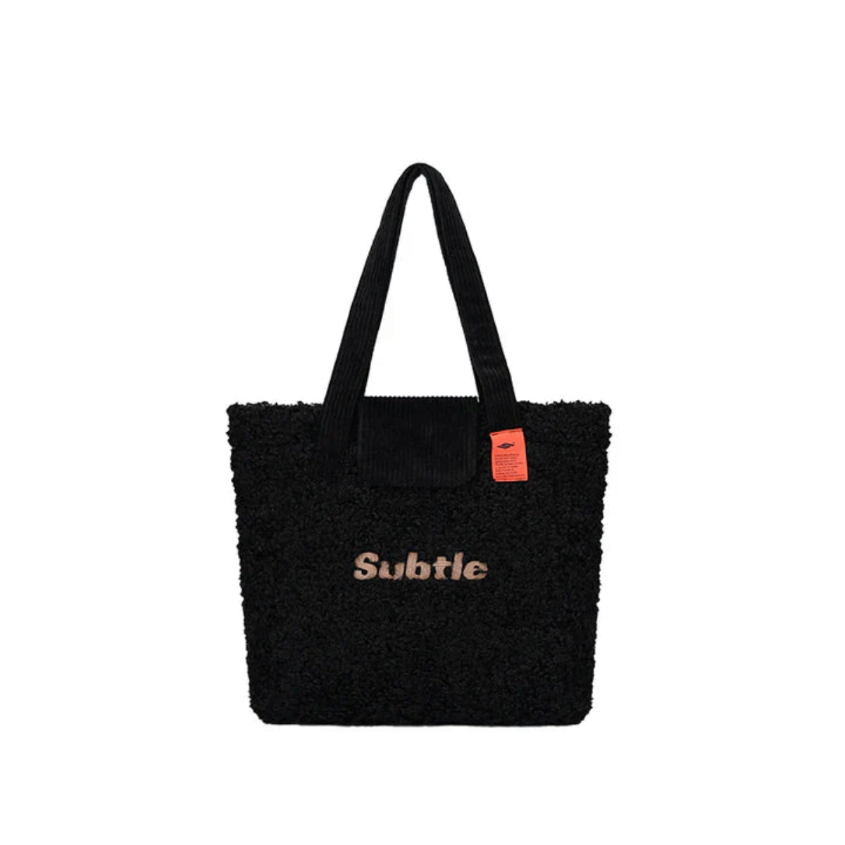 Subtle CURE Tote Bag托特包正面展示,印有簡約LOGO字樣設計