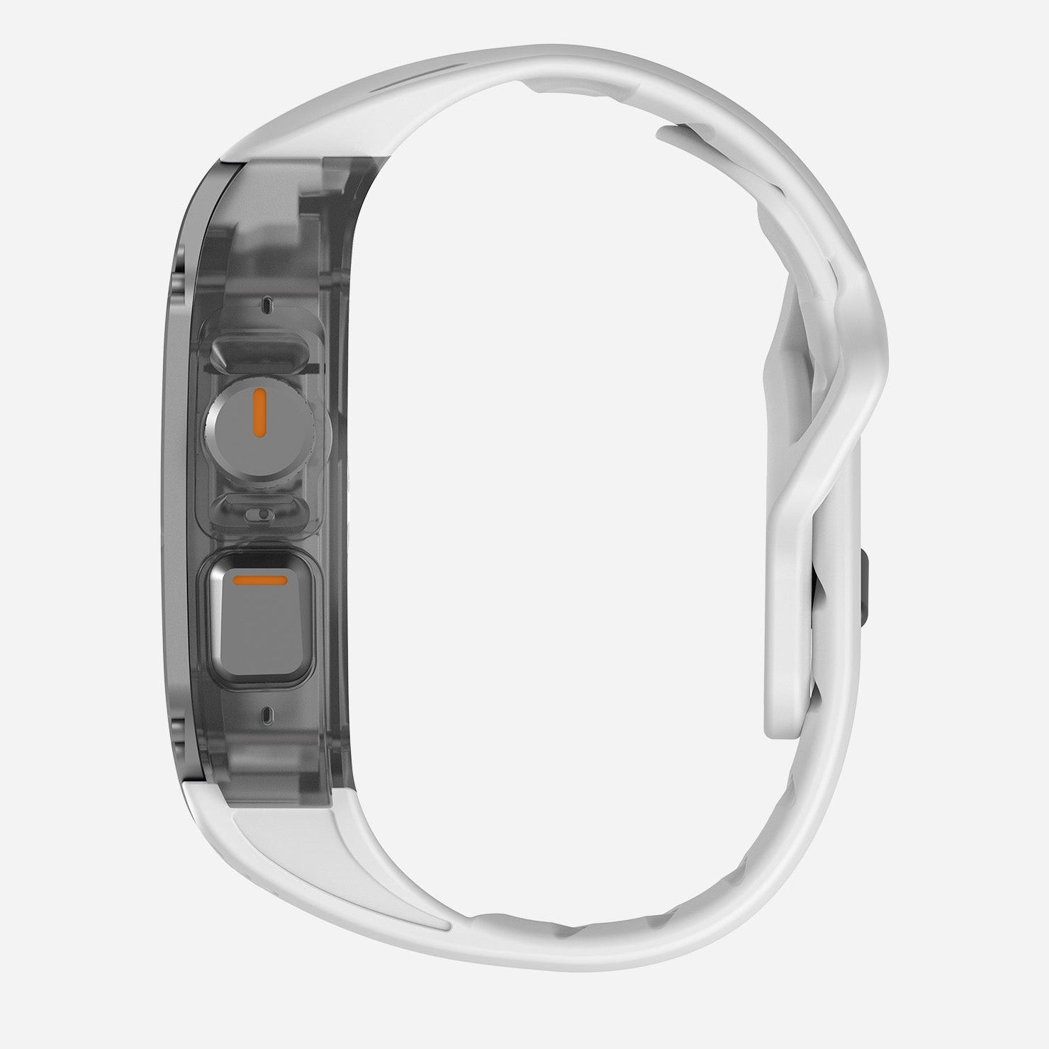 FKM 錶帶佩戴效果,柔軟貼膚且適合長時間佩戴