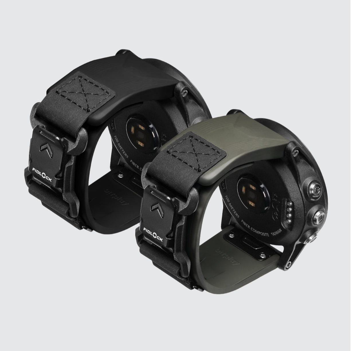 黑色與霧灰綠兩種顏色選擇展示