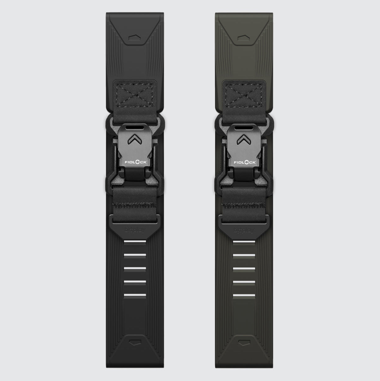 黑色與霧灰綠兩種顏色選擇展示