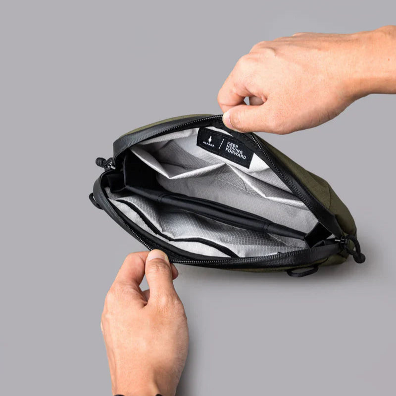 ALPAKA Flight Pouch Pro容量升級與智慧設計,磁吸護照夾層+RFID防盜,防撥水材質,旅行收納更高效安全!