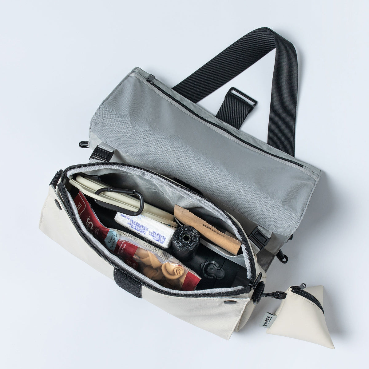 【Kiwee】Triangle Sling Bag 多功能斜背包|輕便防盜|環保防水