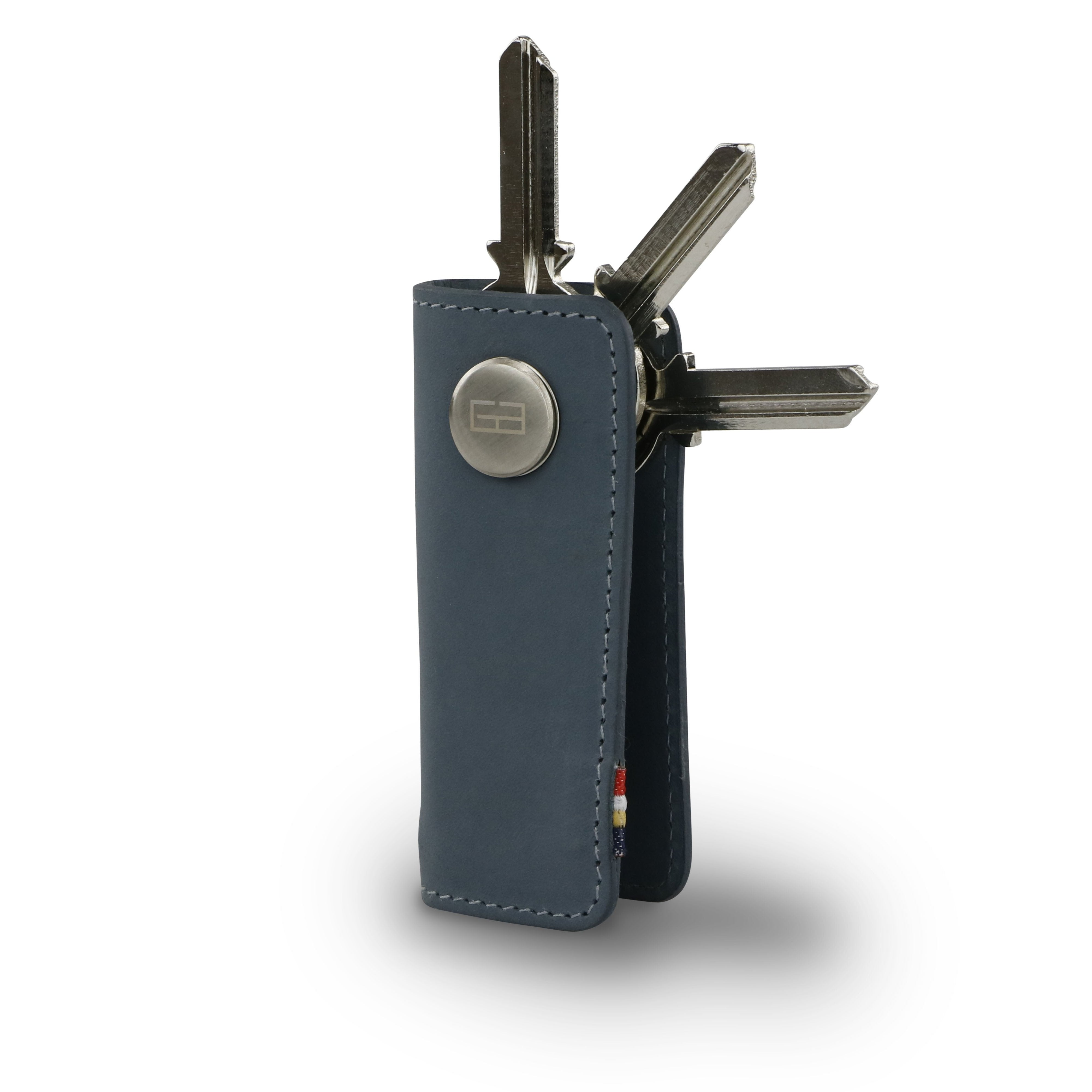 【Garzini】Lusso Key Holder|頭層水牛皮鑰匙扣