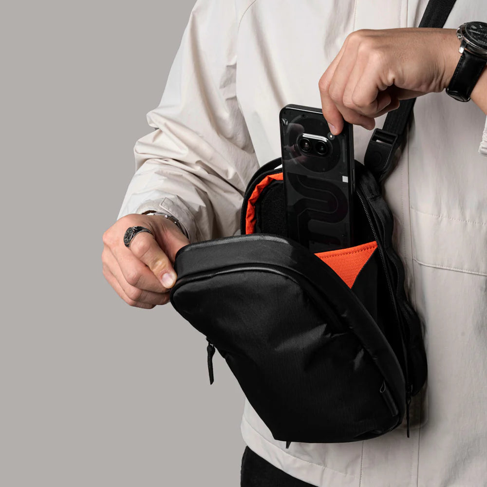 【Alpaka】Metro Sling Max 3L 防潑水輕量斜背包|適合通勤與旅行