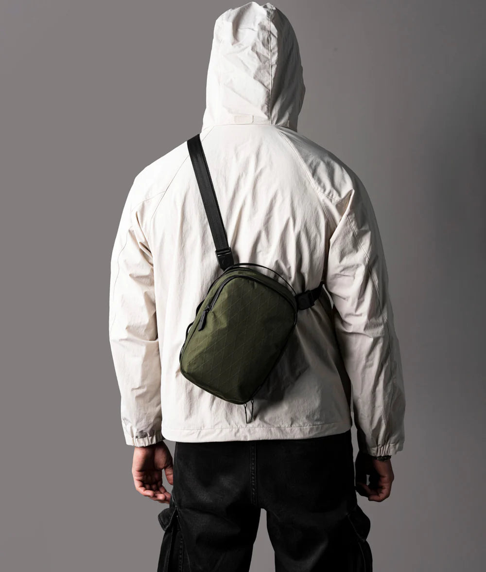 【Alpaka】Metro Sling Max 3L 防潑水輕量斜背包|適合通勤與旅行