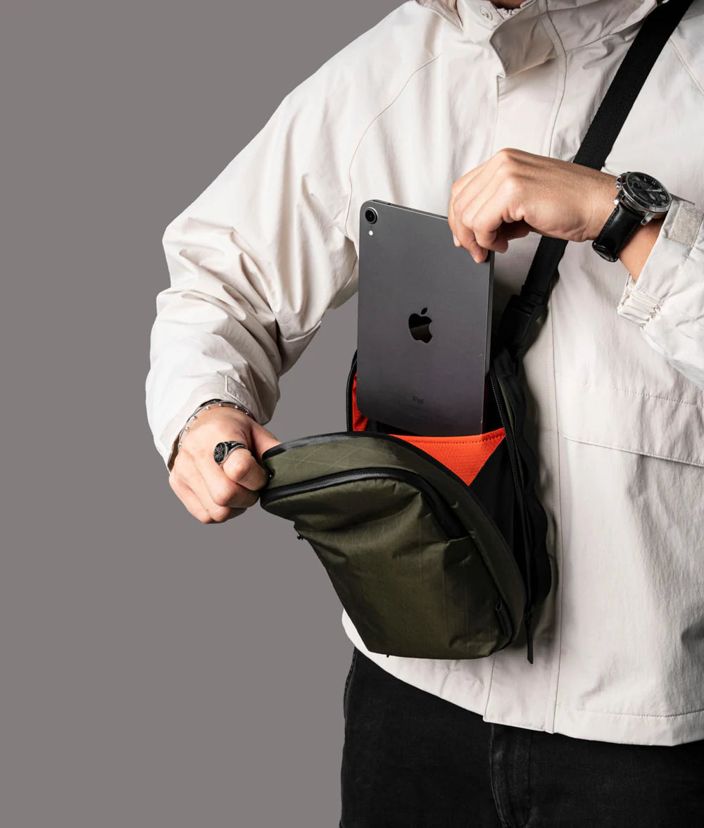 【Alpaka】Metro Sling Max 3L 防潑水輕量斜背包|適合通勤與旅行