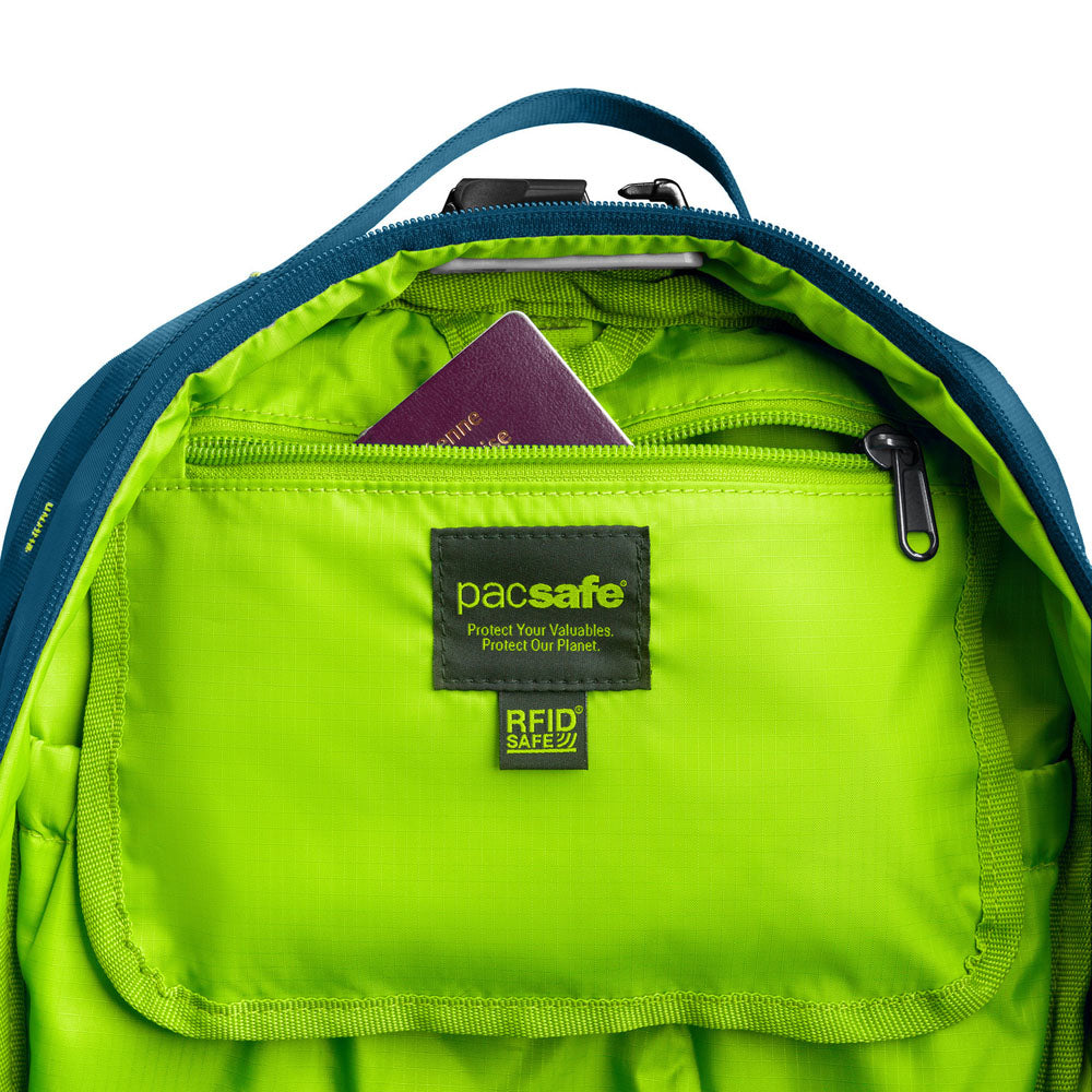 【Pacsafe】ECO 防盜登山後背包 18L|專利防盜設計