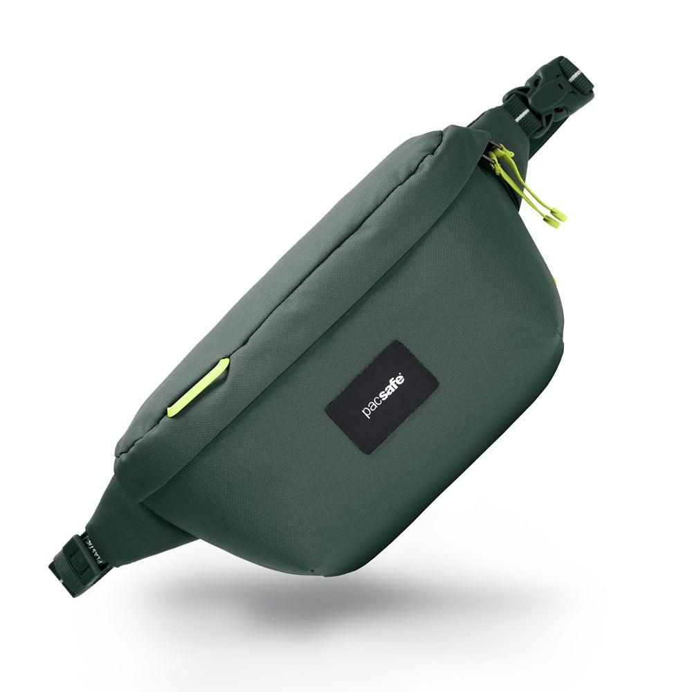 【Pacsafe】Go 隨行防盜斜背胸包 2.5L|貼身防盜安心升級