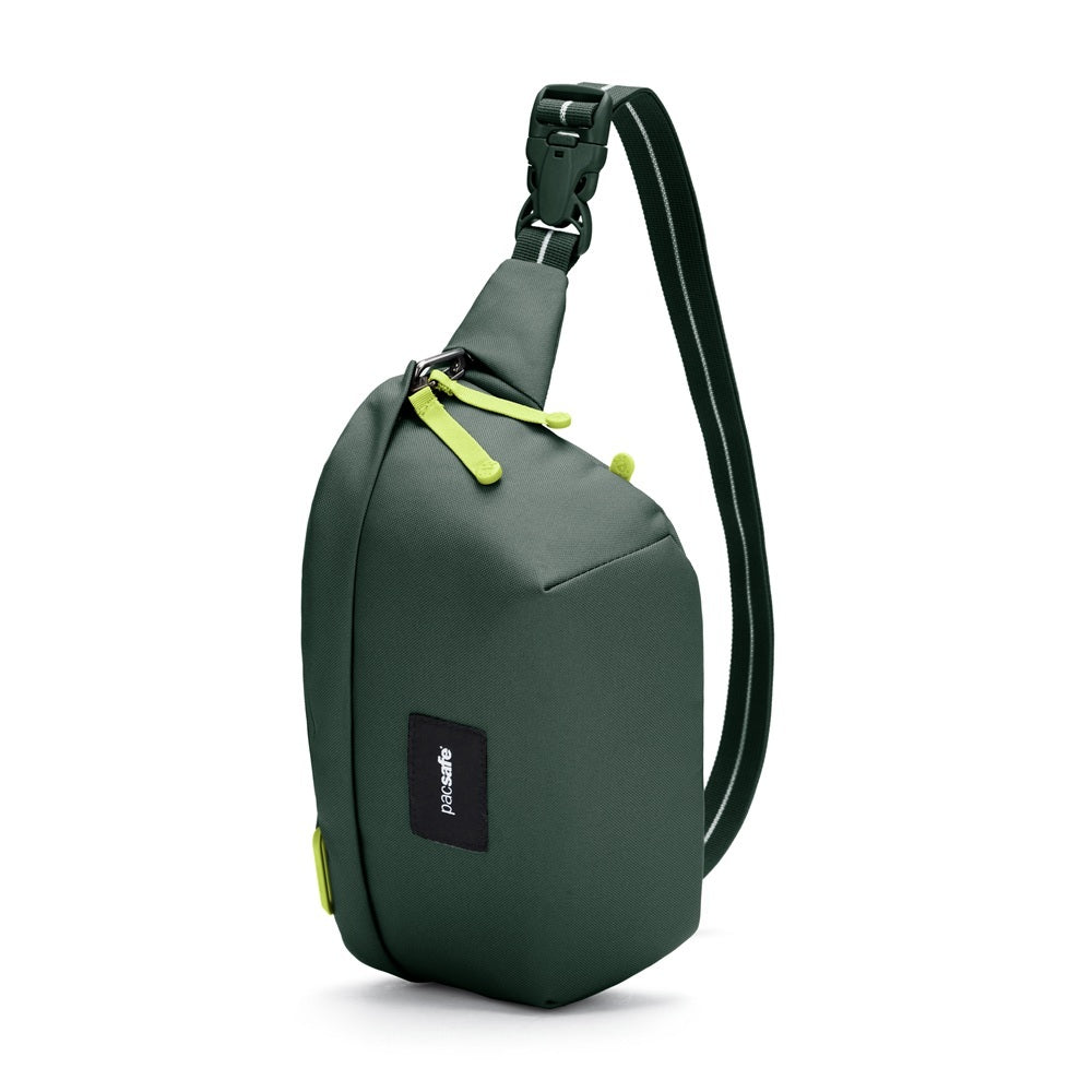 【Pacsafe】Go 隨行防盜斜背胸包 2.5L|貼身防盜安心升級