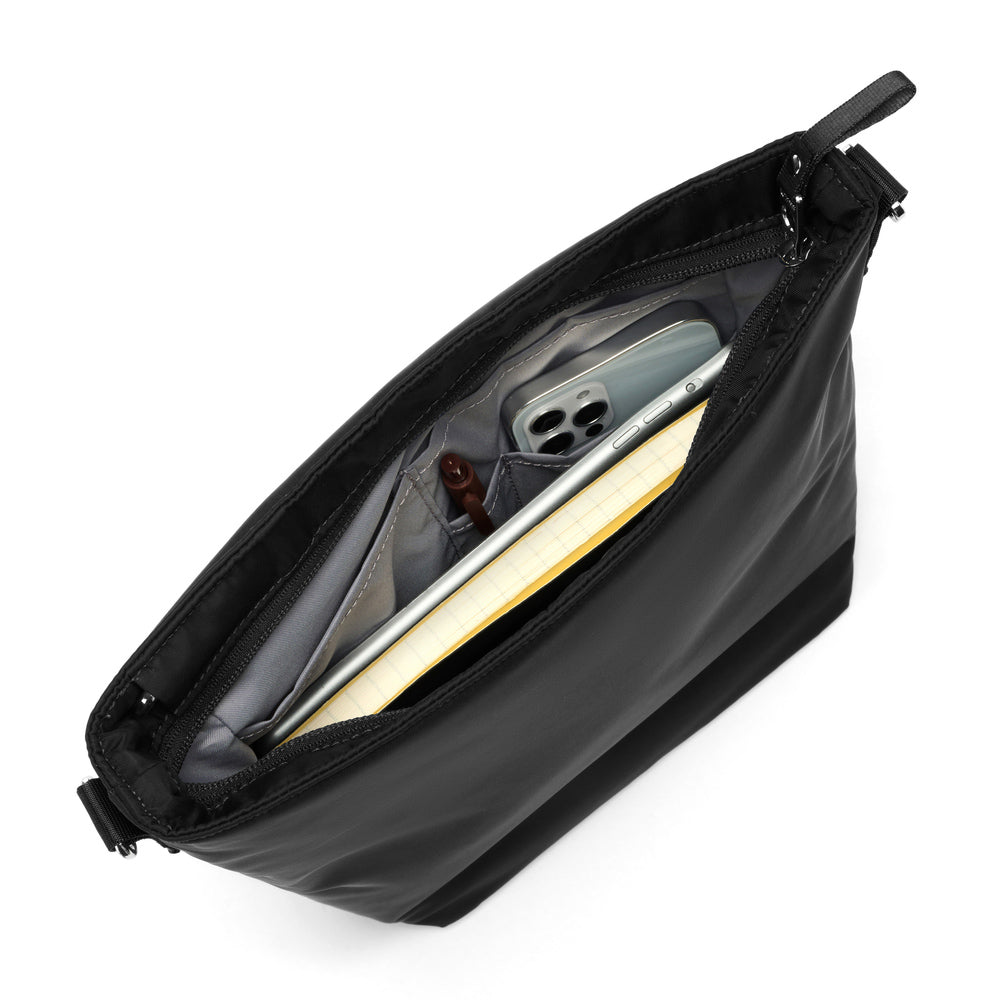 【Pacsafe】W 防盜斜背包3L|時尚外型全面防護