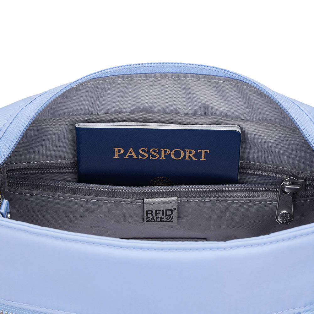 【Pacsafe】W 防盜斜背包3L|時尚外型全面防護