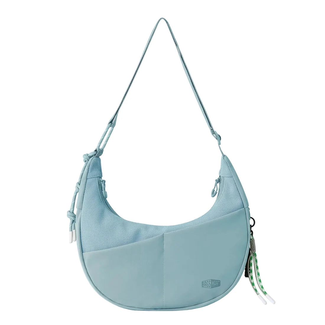 【Bagsmart】Reiki Hobo Bag 擴充式運動休閒斜肩包|乾濕分離|貼合身型設計