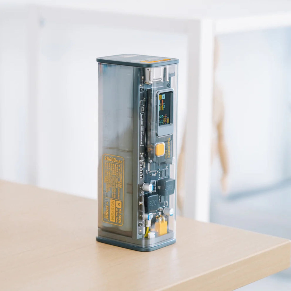 【Sharge】Storm2 透明快充電源|100W 25600mAh