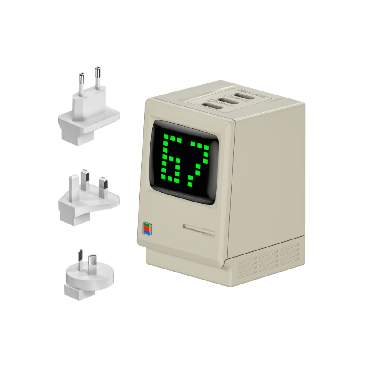 【Sharge】Retro 67 充電頭|67W 多端口快充