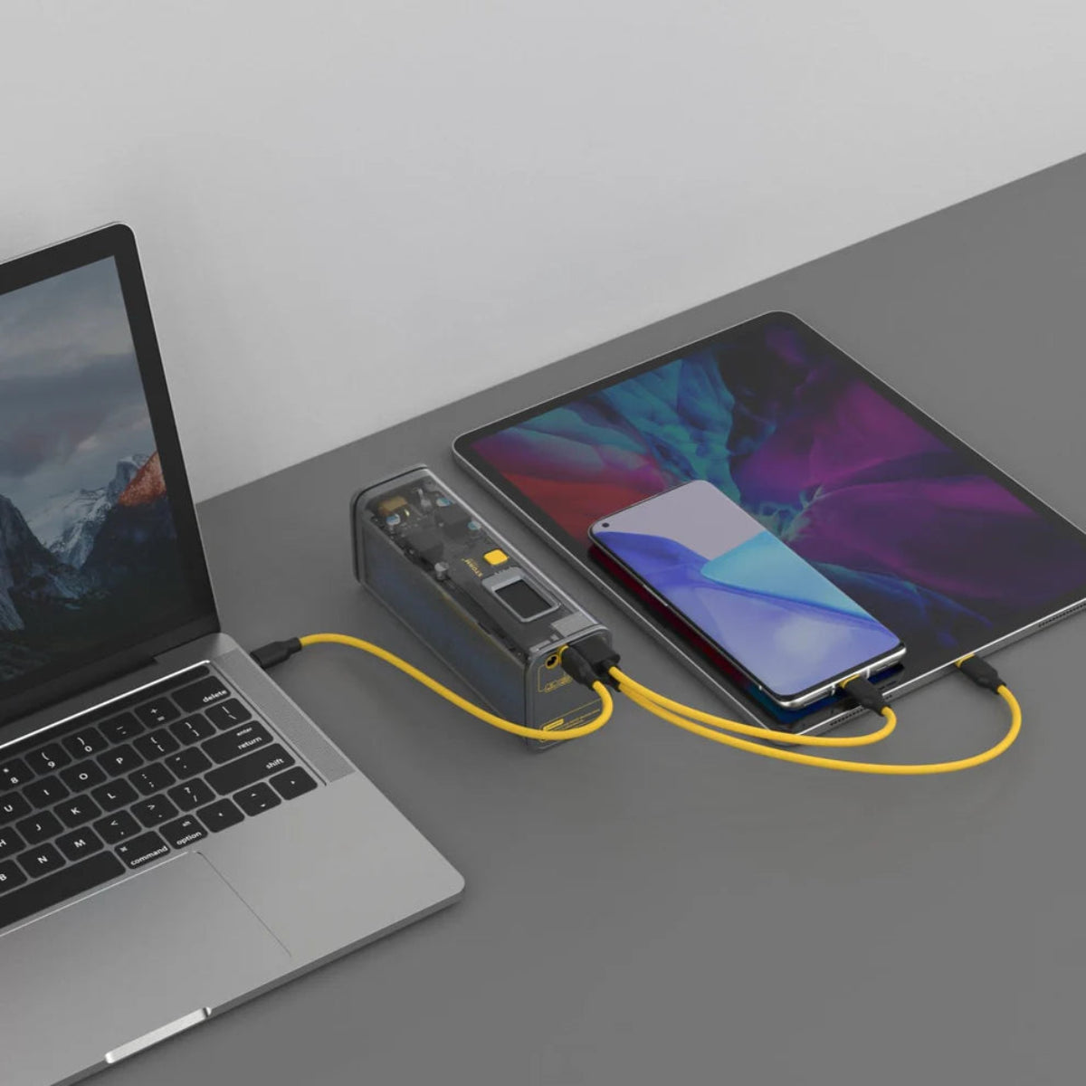 【Sharge】Storm2 透明快充電源|100W 25600mAh