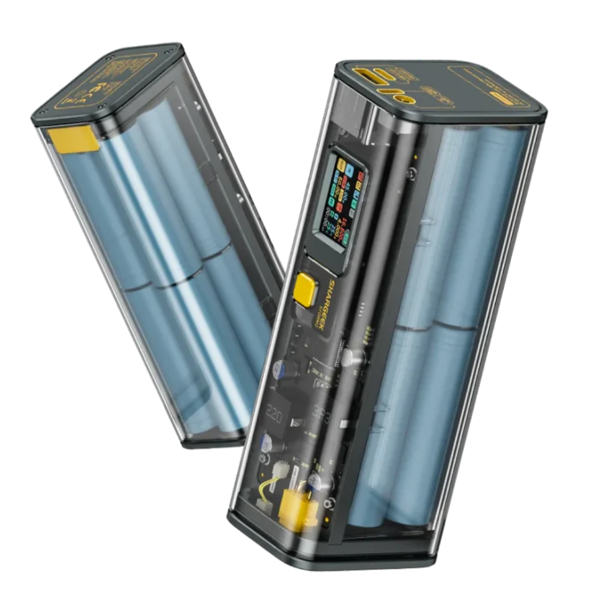 【Sharge】Storm2 透明快充電源|100W 25600mAh