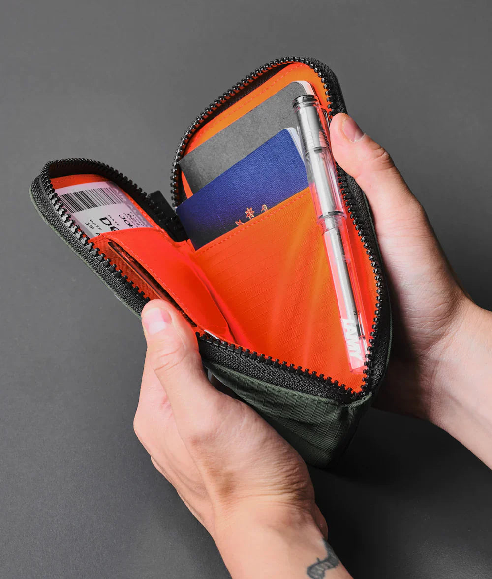 【Alpaka】Zip Travel Wallet 旅行皮夾|RFID 防護
