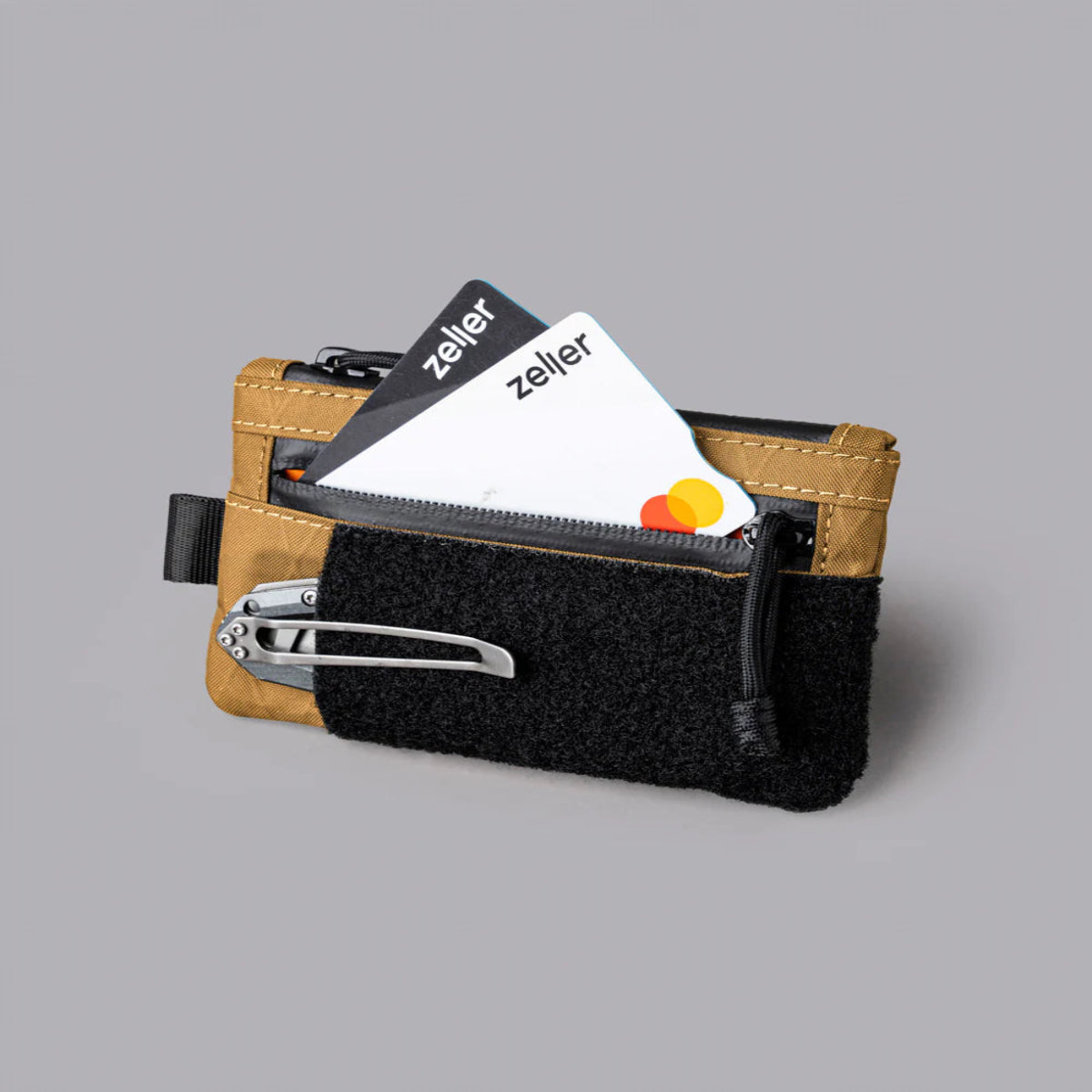 【Alpaka】Zip Pouch Pro 防水魔術貼收納包|輕巧 RFID 防護