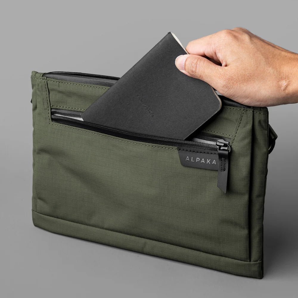 Alpaka Zip Pouch Max V2|防水側肩包 210D