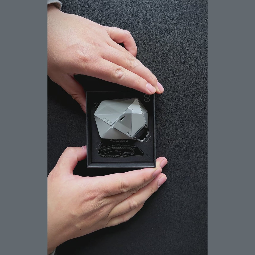 【Aulumu】A09 幾何雙鎖保護殼|AirPods Pro 1/2 相容|耐衝擊防摔耳機殼