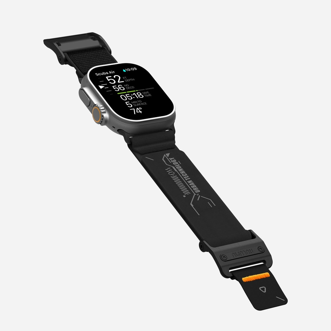 【Aulumu】A11 Mag Buckle 磁扣超薄錶帶|Apple Watch Series 相容|輕盈舒適防滑錶帶