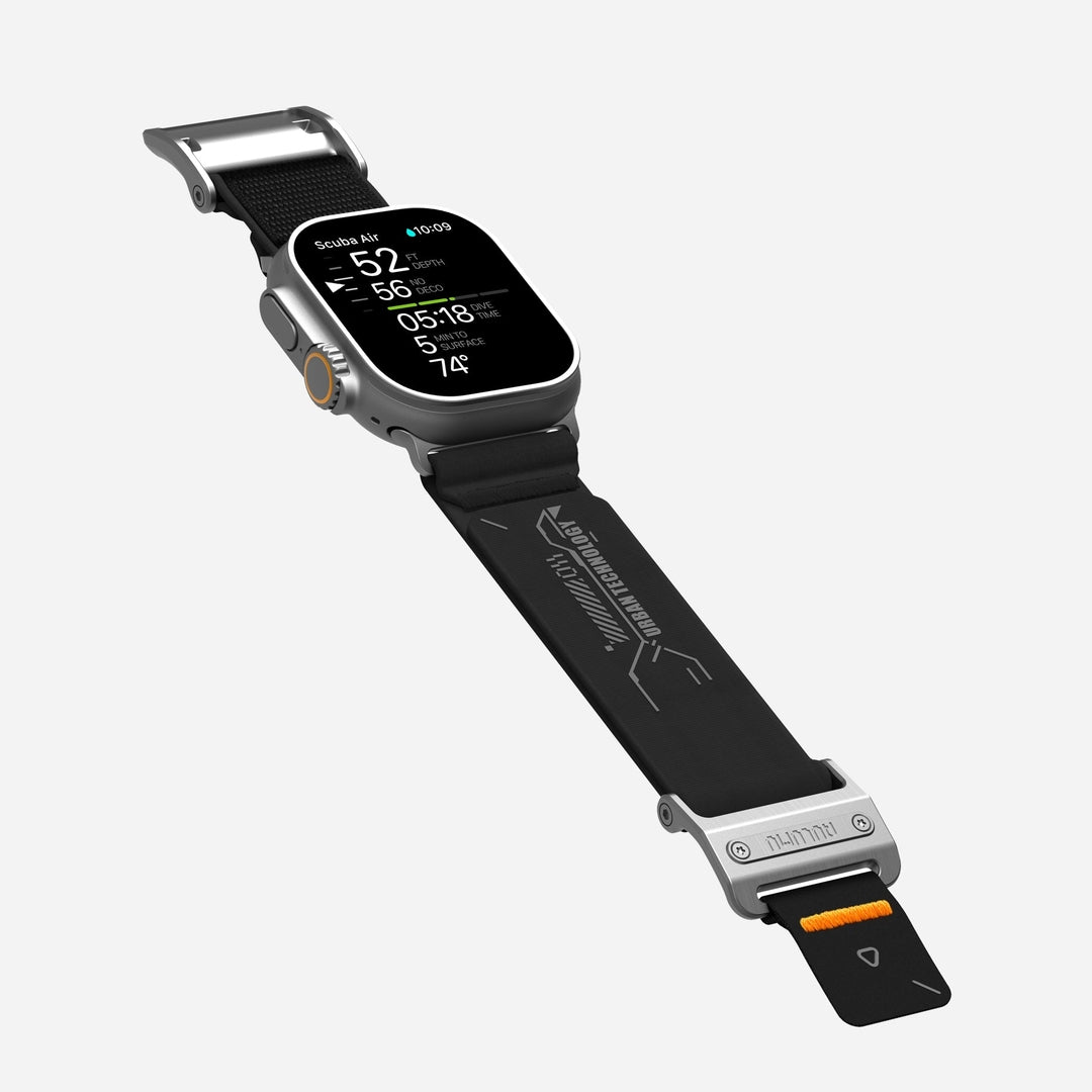 【Aulumu】A11 Mag Buckle 磁扣超薄錶帶|Apple Watch Series 相容|輕盈舒適防滑錶帶