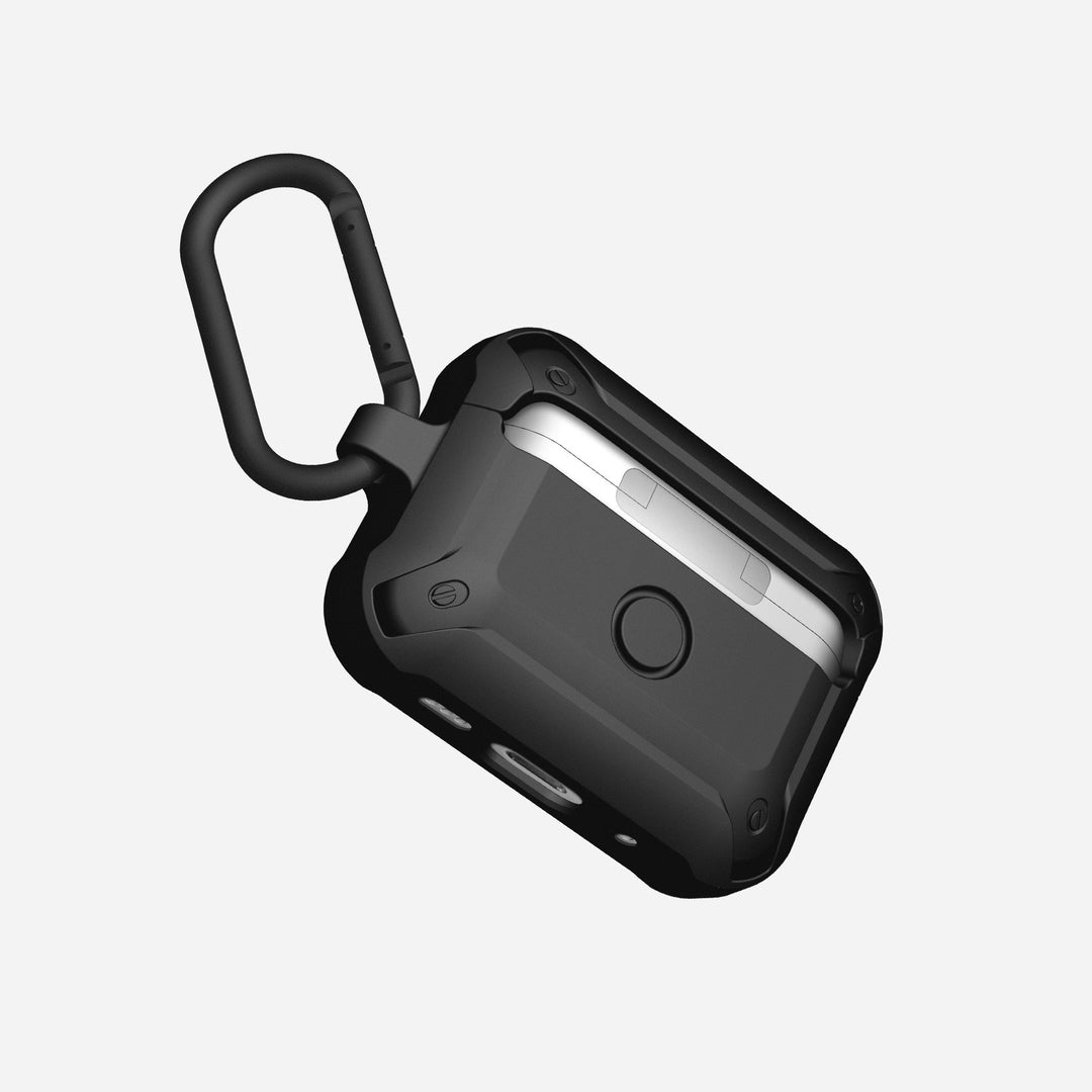 【Aulumu】 A19 AirPods Pro 保護殼|附鎖扣與鑰匙扣|防摔防刮耳機收納殼