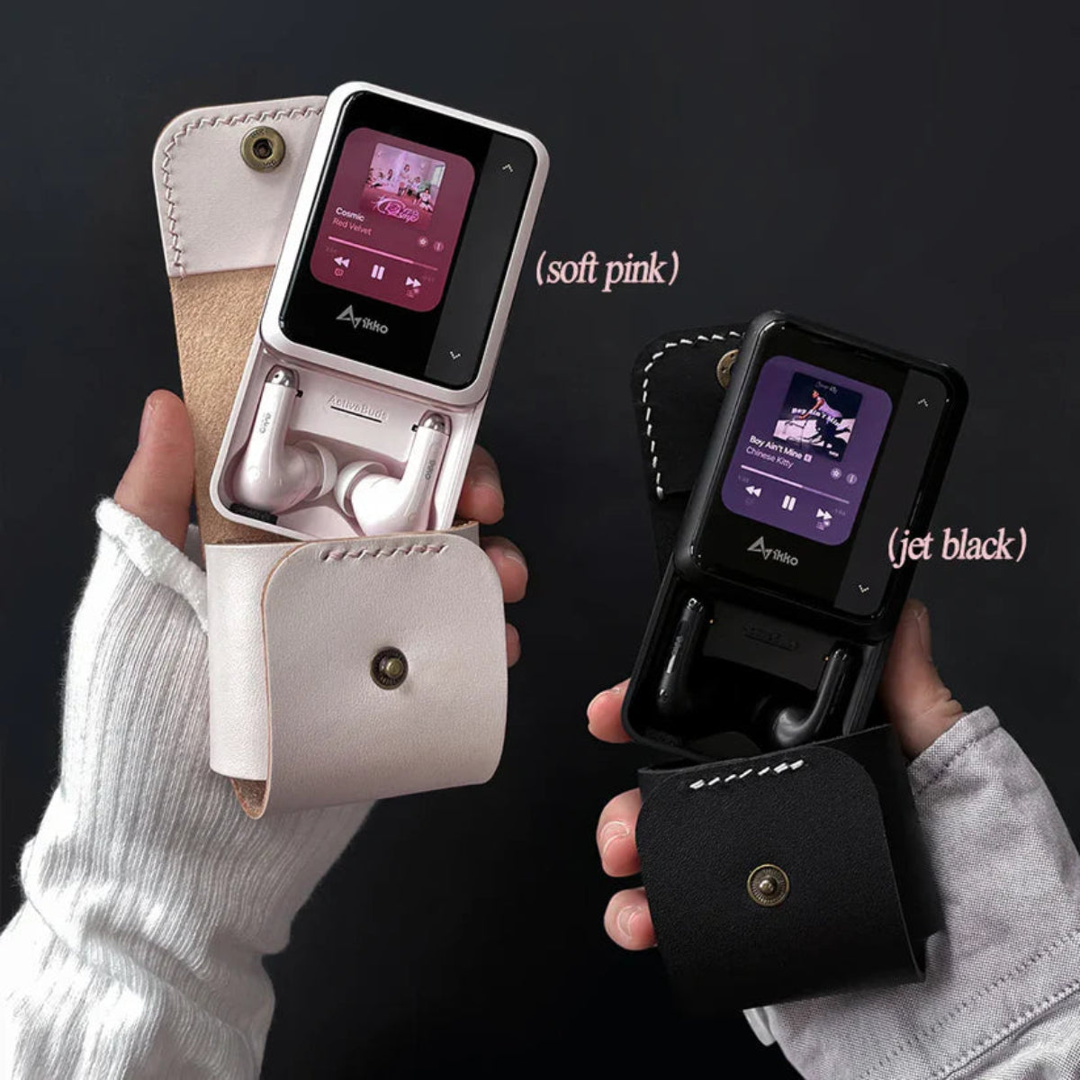 【Ikko】ActiveBuds Calf Leather Case 耳機包|高質感小牛皮