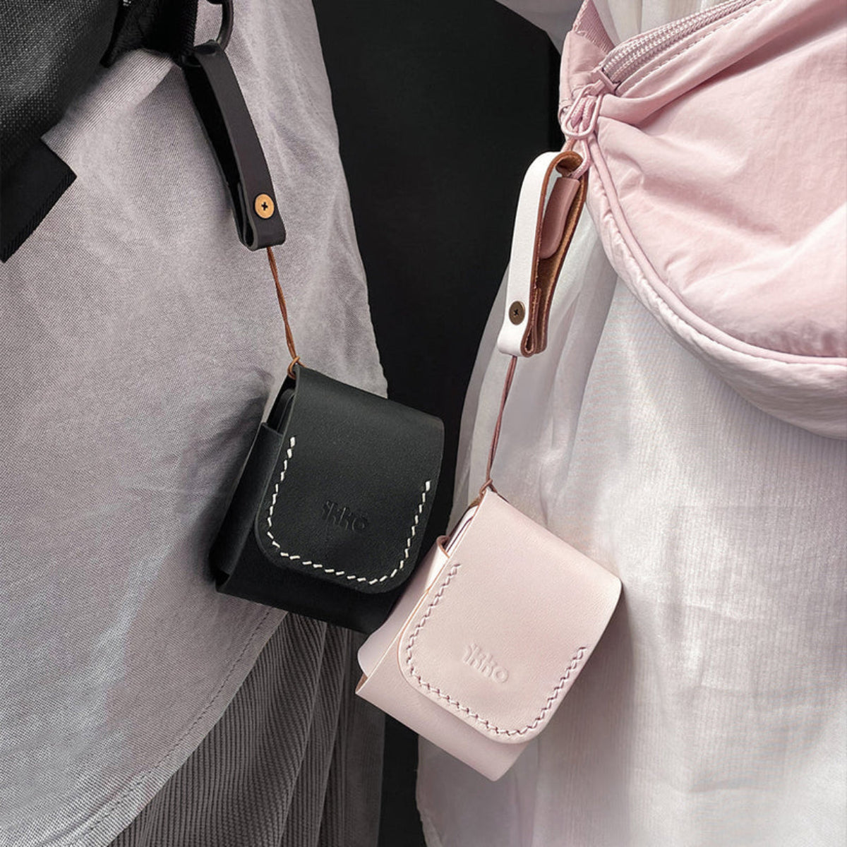 【Ikko】ActiveBuds Calf Leather Case 耳機包|高質感小牛皮