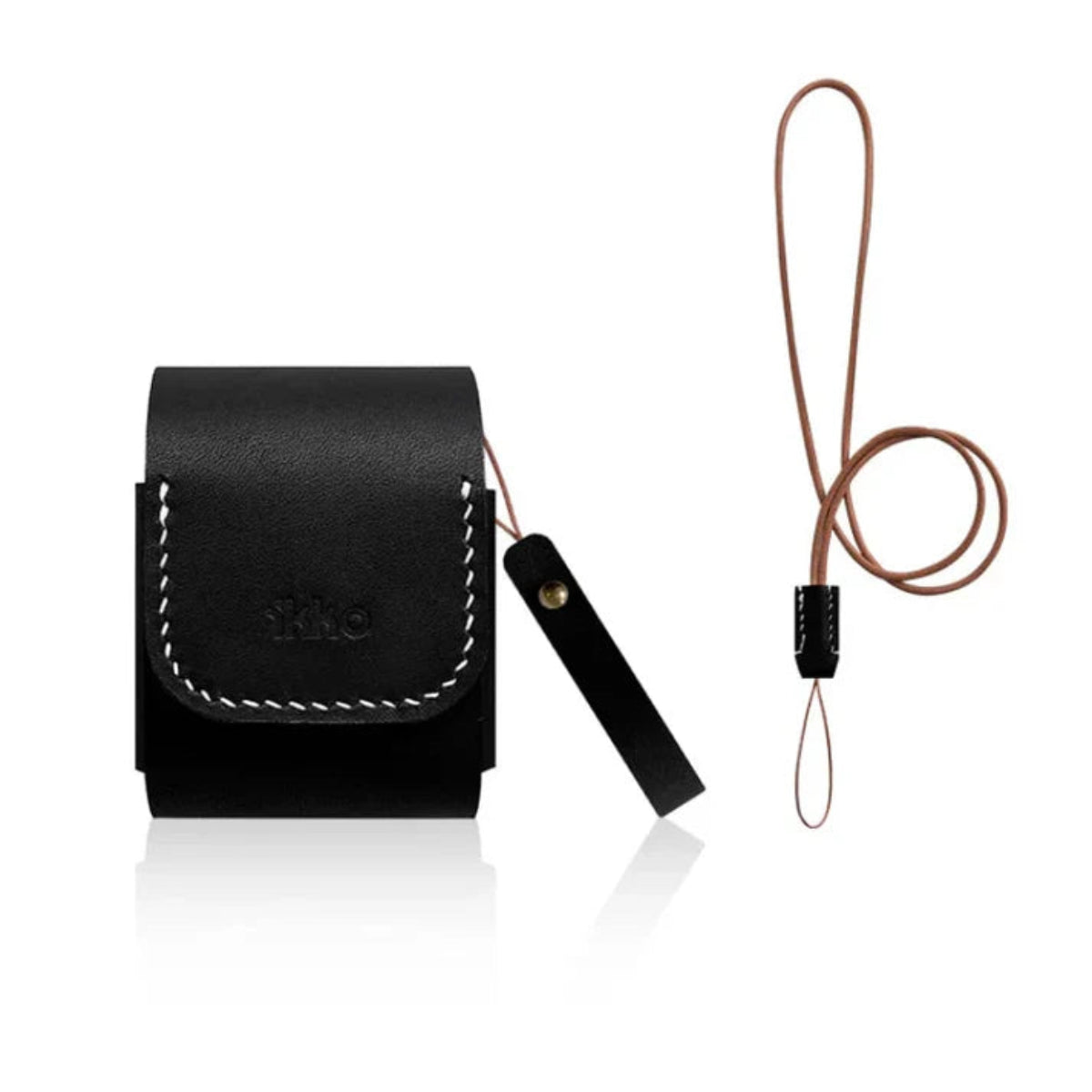 【Ikko】ActiveBuds Calf Leather Case 耳機包|高質感小牛皮