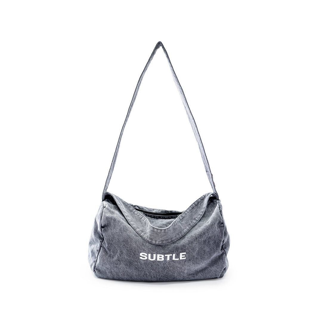 【Subtle】Rawmad (E) Denim Traveler Duffel 復古牛仔側肩包