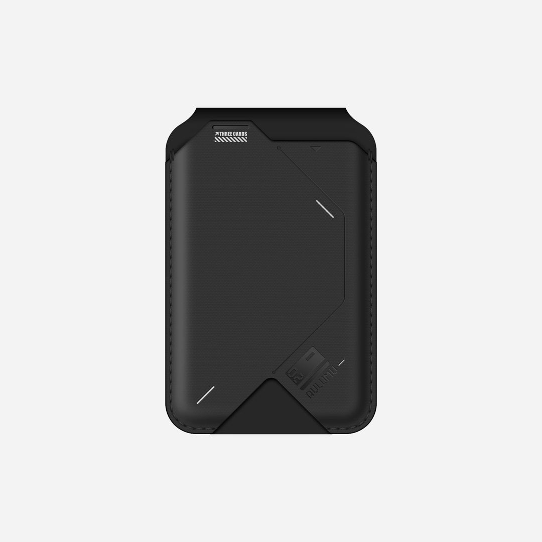【Aulumu】G02 MagSafe 磁吸翻蓋錢包支架|卡片收納+手機支架二合一|iPhone 相容
