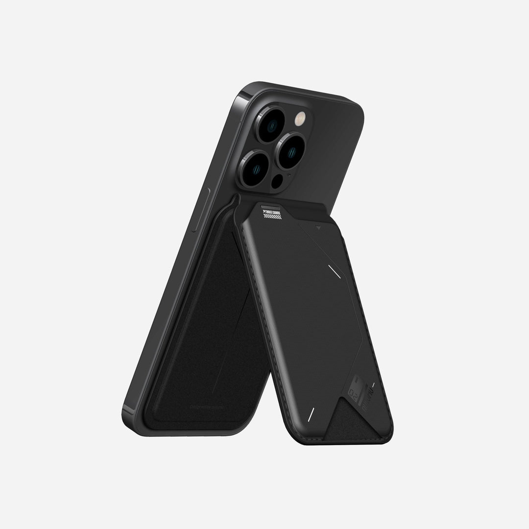【Aulumu】G02 MagSafe 磁吸翻蓋錢包支架|卡片收納+手機支架二合一|iPhone 相容