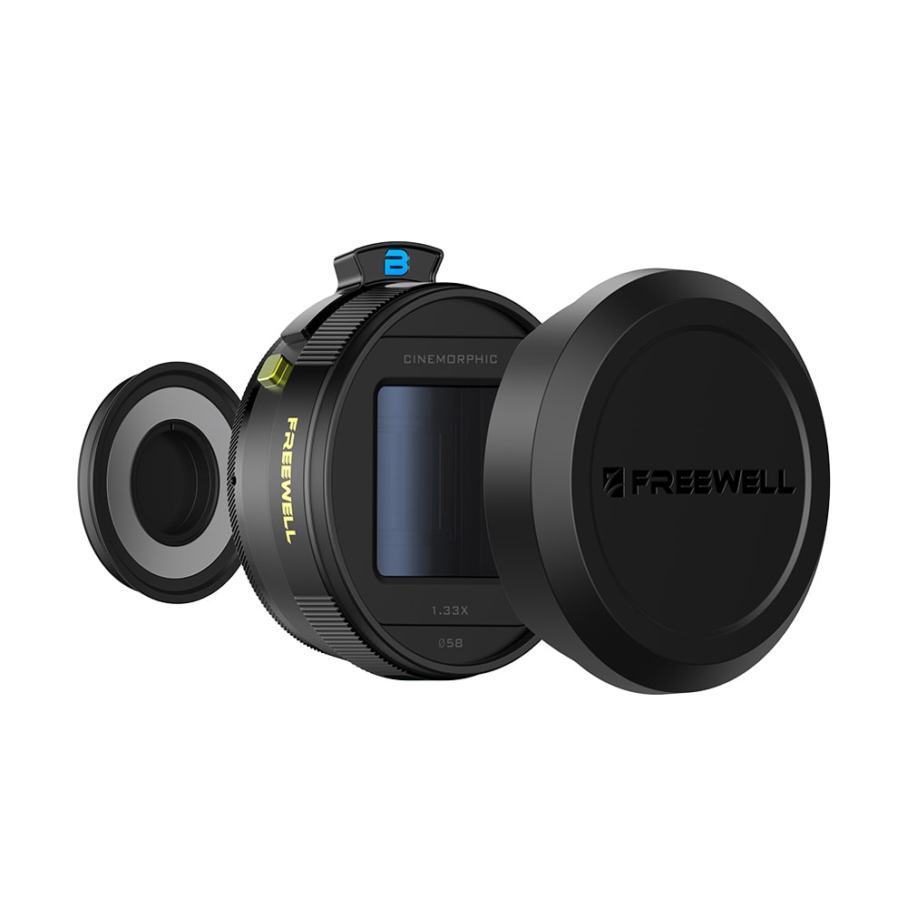 【Freewell】Anamorphic Lens 專用電影級鏡頭|1.33x & 1.55x | 三合一炫光模組