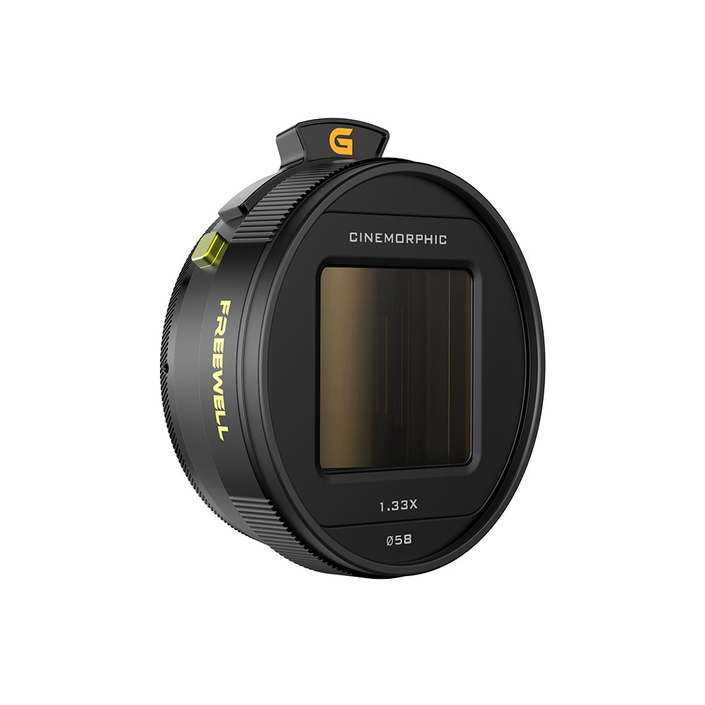 【Freewell】Anamorphic Lens 專用電影級鏡頭|1.33x & 1.55x | 三合一炫光模組