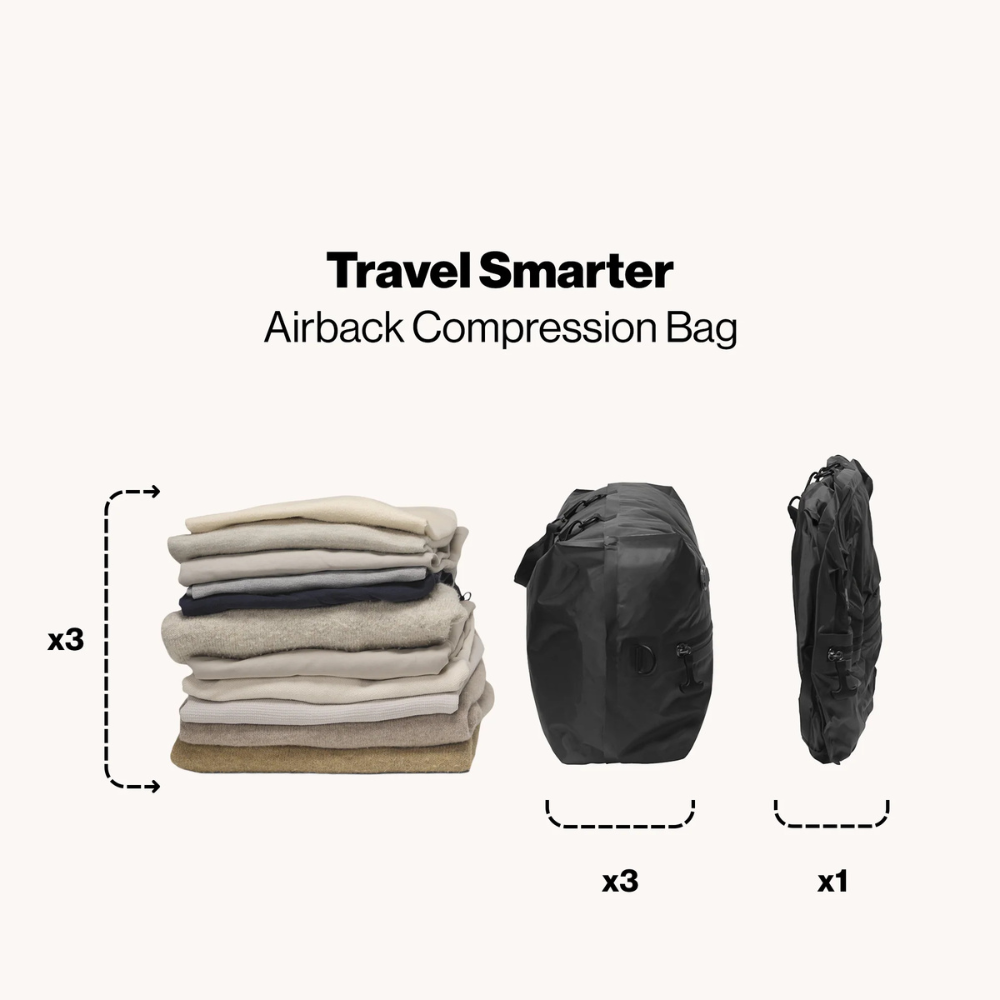 【Airback】Compression Bag 壓縮收納袋｜防水防臭｜節省約50%空間