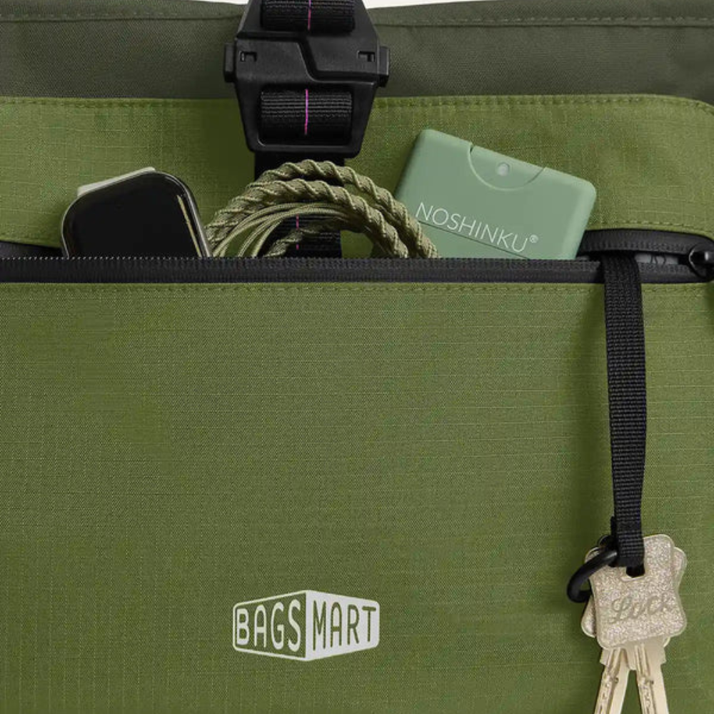 【Bagsmart】Faro 8L Crossbody Bag 防潑水斜肩包｜RFID防盜｜磁吸快取口袋