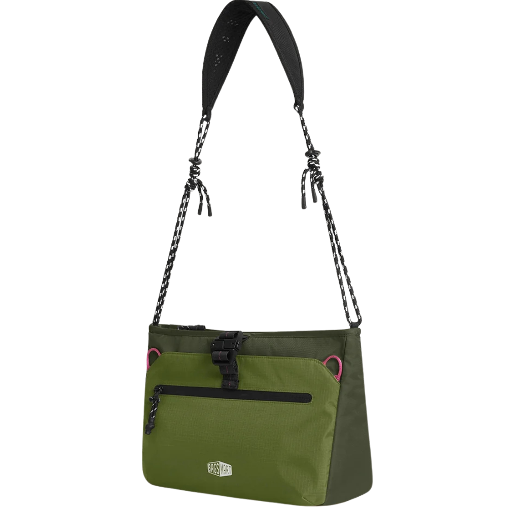 【Bagsmart】Faro 8L Crossbody Bag 防潑水斜肩包｜RFID防盜｜磁吸快取口袋