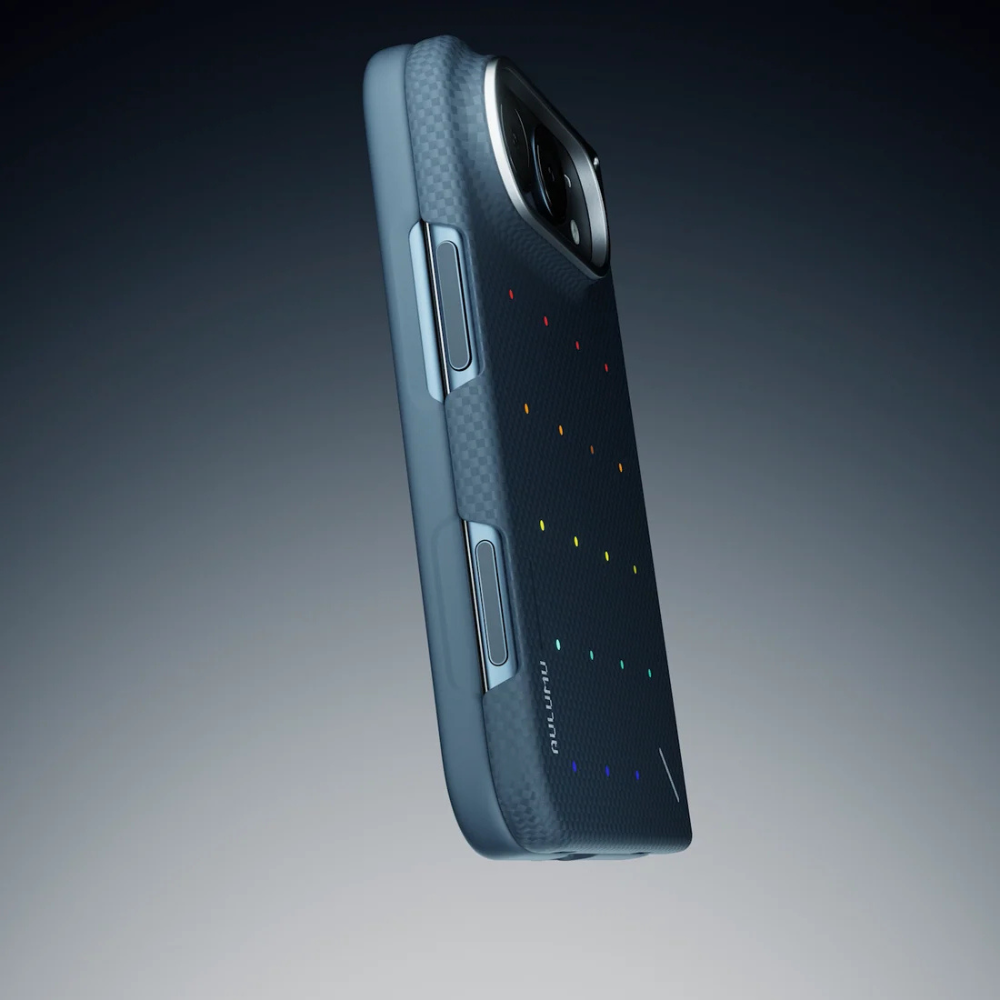 【Aulumu】Duo Particle Aramid Fiber 芳綸纖維保護殼｜iPhone Duo 專用｜雙面邊框防護｜MagSafe 磁吸