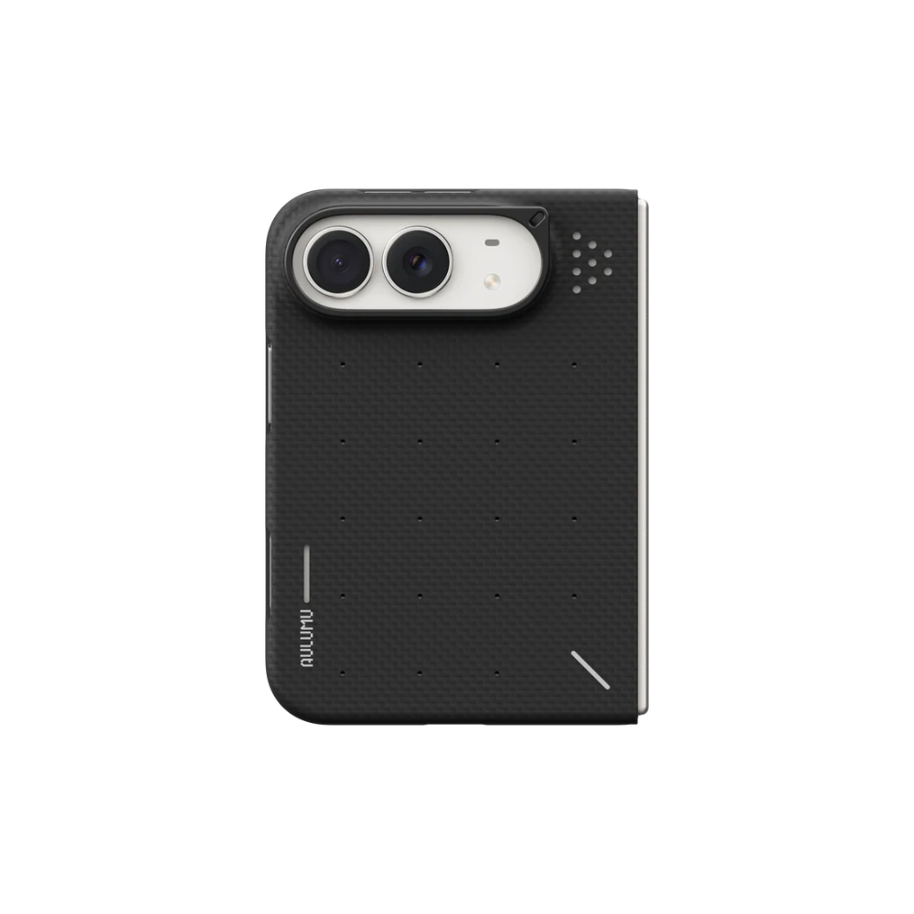 【Aulumu】Duo Particle Aramid Fiber 芳綸纖維保護殼｜iPhone Duo 專用｜雙面邊框防護｜MagSafe 磁吸