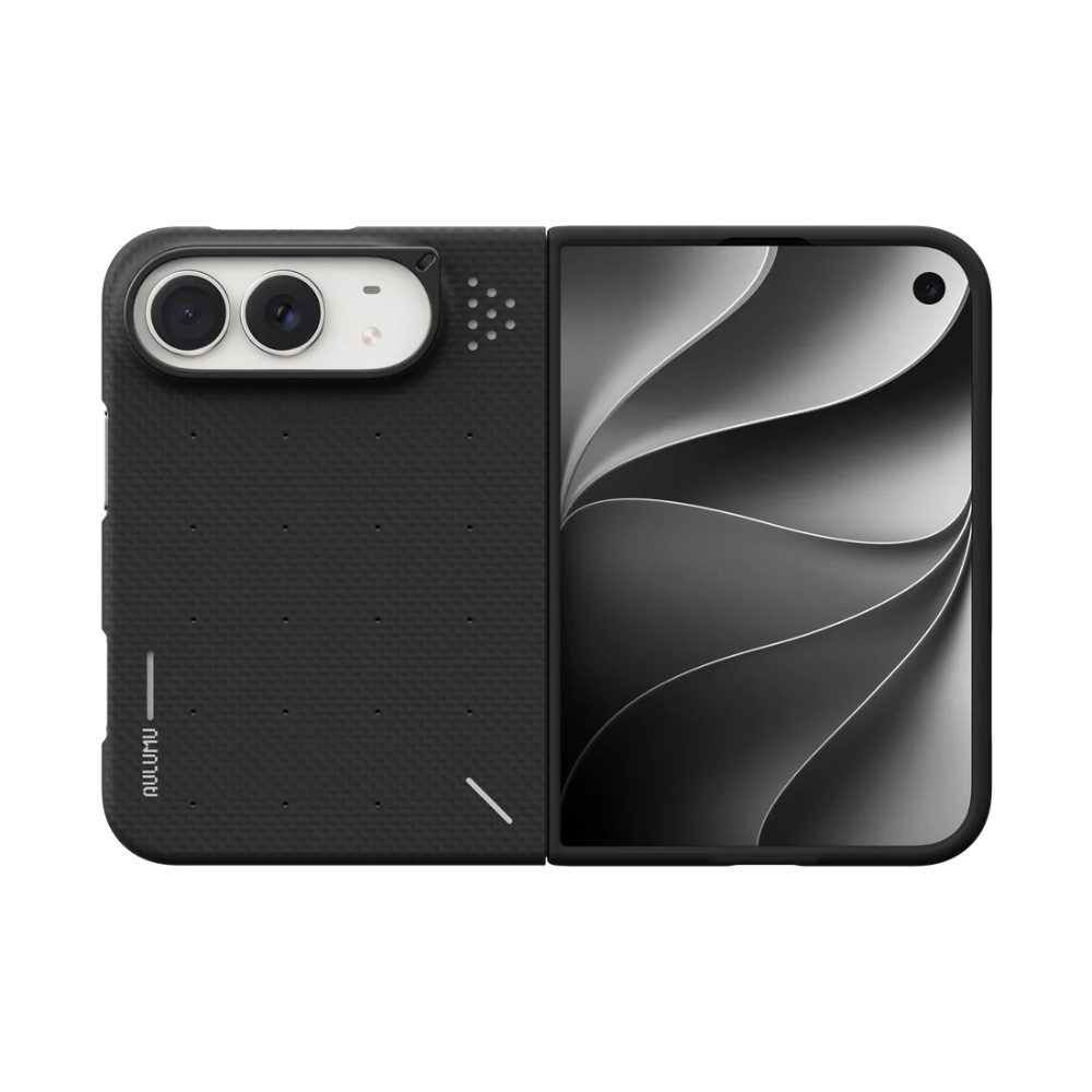 【Aulumu】Duo Particle Aramid Fiber 芳綸纖維保護殼｜iPhone Duo 專用｜雙面邊框防護｜MagSafe 磁吸