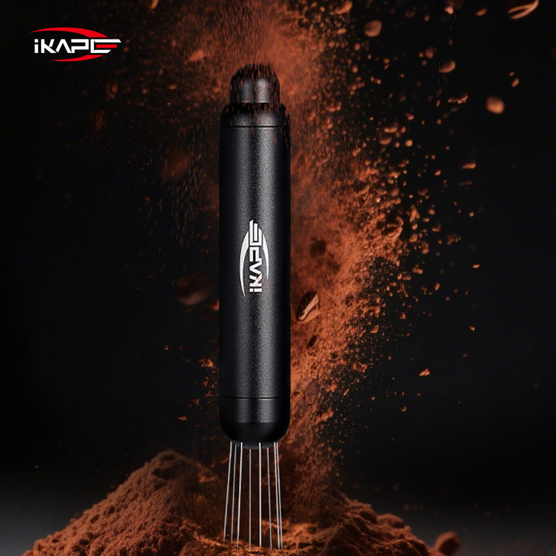 【Ikape】 燈塔義式布粉針｜伸縮便攜、防結塊均粉