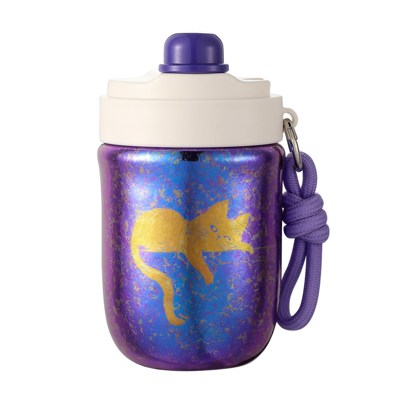 【Etelf】Portable Coffee Cup V2 奶胖杯 400ml｜純鈦咖啡保溫杯