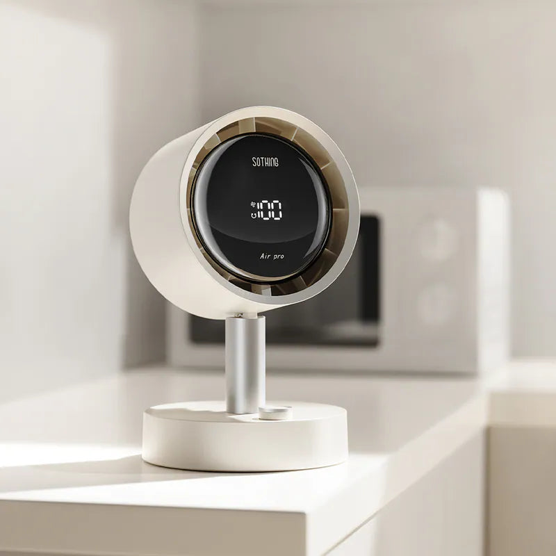 【Sothing 向物】淨化桌面風扇 Air Pro｜120°廣角送風｜濾網設計