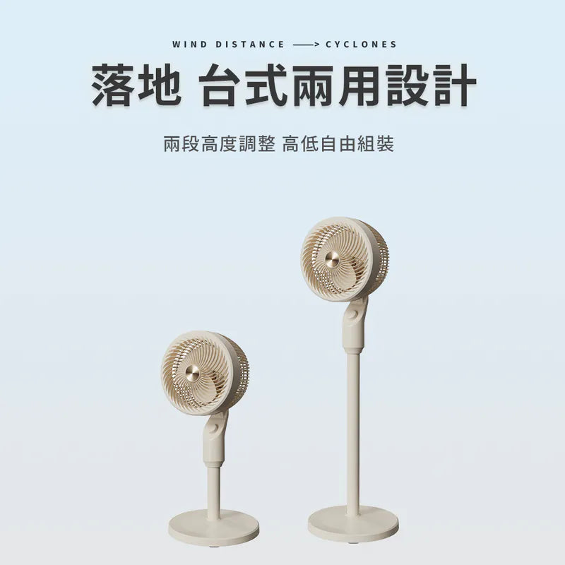 【Sothing 向物】直立式空氣循環扇｜旋鈕操作｜3檔單種模式