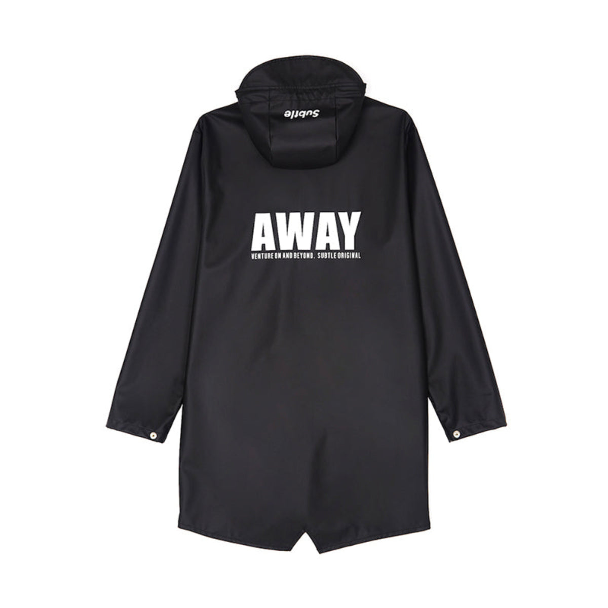 UBTLE AWAY Raincoat 全天候防水防風風衣 黑色