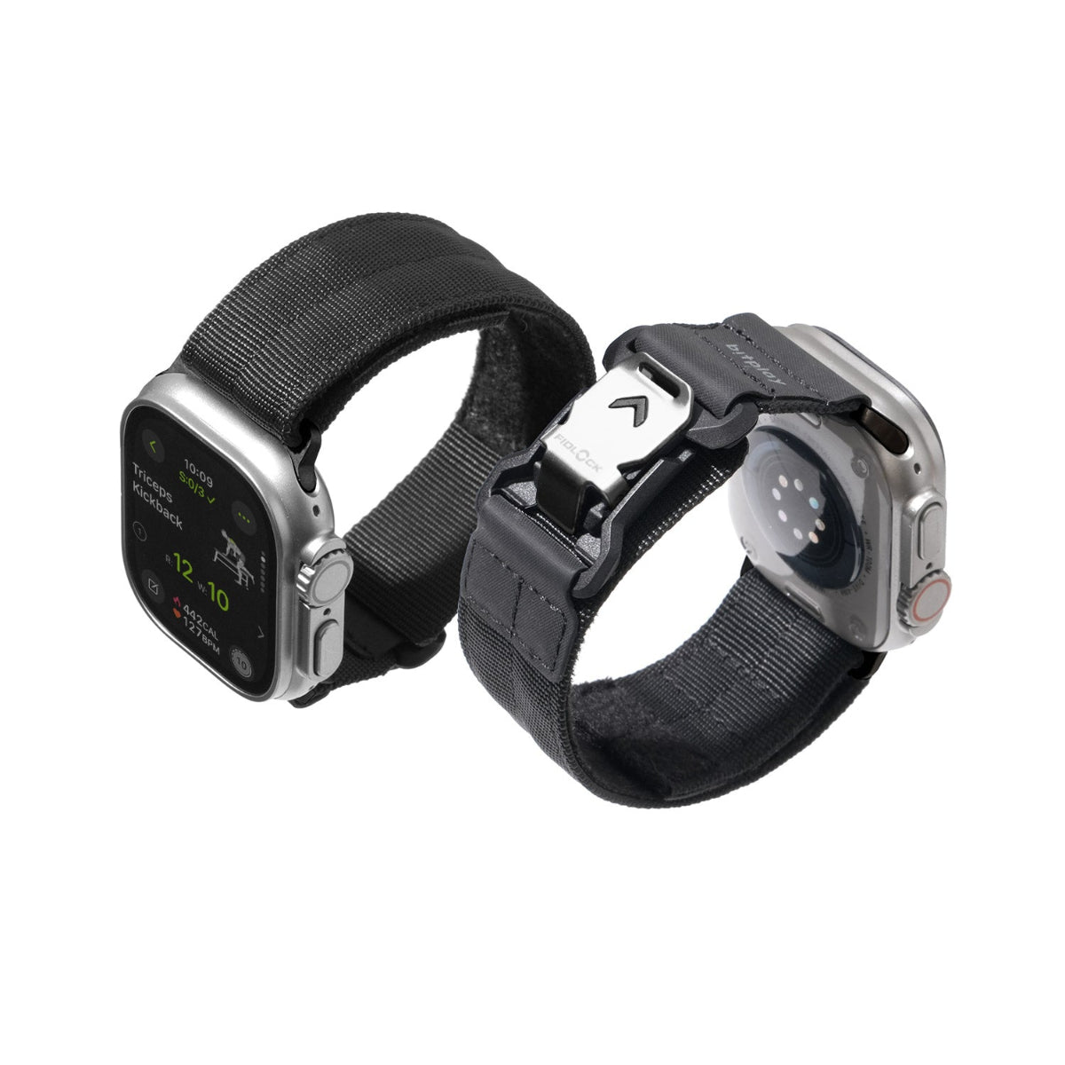 【bitplay】Fidlock瞬扣錶帶｜適用Apple Watch Ultra/46/45/44/42｜銀扣磁吸快拆