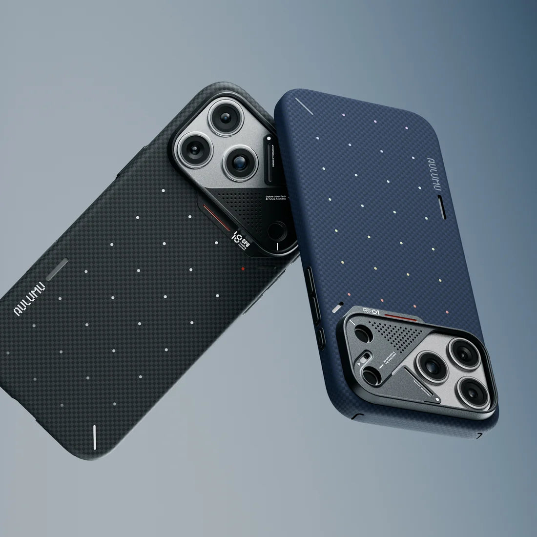 【Aulumu】A18 Pixel 3D點陣 Aramid 輕薄全包手機殼｜iPhone 18 Pro/Pro Max 專用｜MagSafe 支援